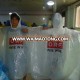 Disposable emergency PE rain poncho/rain coat/raincoat in ball