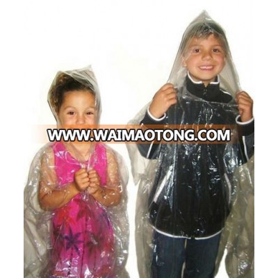 child promotional disposable rain cape