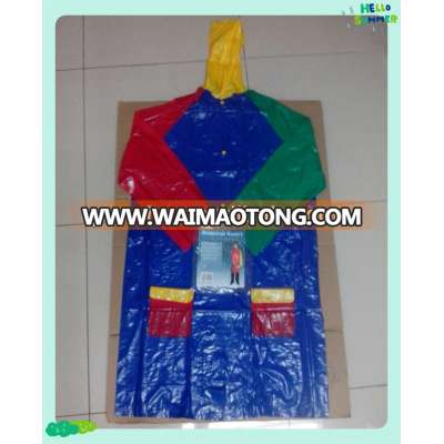 hot sale! multicolor raincoat,pvc raincoat,pvc colorful raincoat for kids