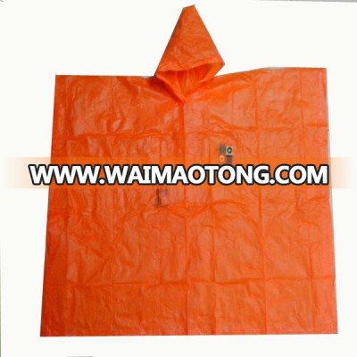 Hot sell reusable waterproof folded kids PVC kids rain poncho