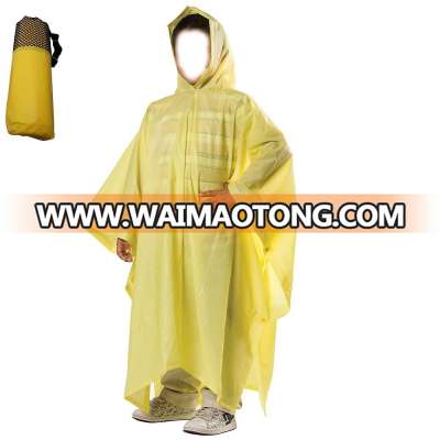 Emergency Kid's Peva Vinyl Rain Poncho Raincoat